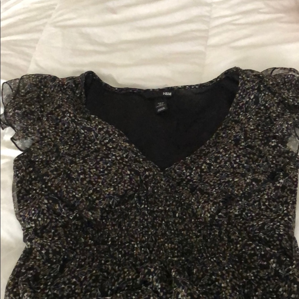 Beautiful delicate floral print blouse
